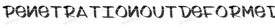 PenetrationOutDeformed-VegB字体转换