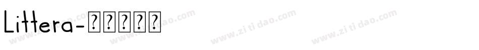 Littera字体转换
