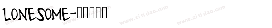Lonesome字体转换