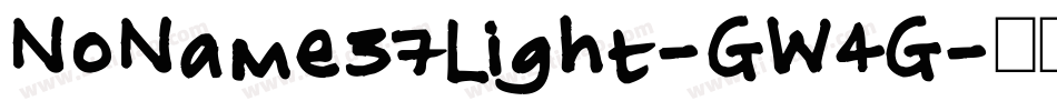 NoName37Light-GW4G字体转换