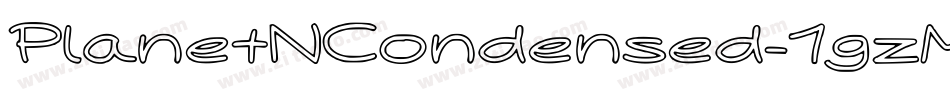 PlanetNCondensed-1gzM字体转换