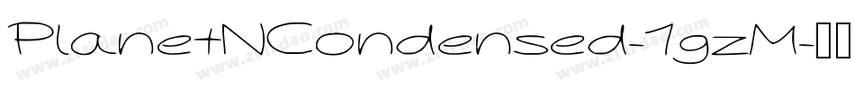 PlanetNCondensed-1gzM字体转换
