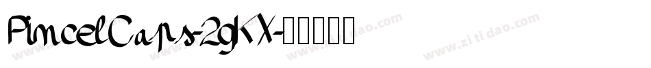 PincelCaps-2gKX字体转换