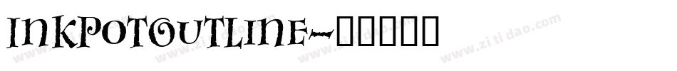 InkPotOutline字体转换