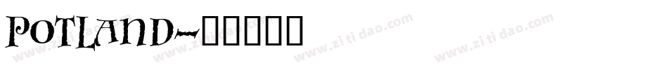 PotLand字体转换