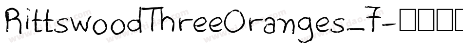 RittswoodThreeOranges_7字体转换