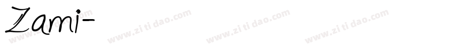 Zami字体转换