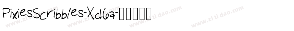 PixiesScribbles-Xd6a字体转换