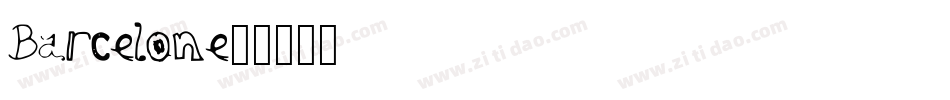 Barcelone字体转换