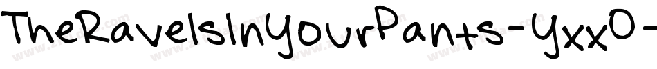 TheRaveIsInYourPants-YxxO字体转换