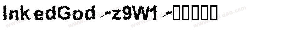 InkedGod-z9W1字体转换