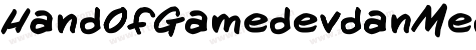 HandOfGamedevdanMedium-ad8o字体转换