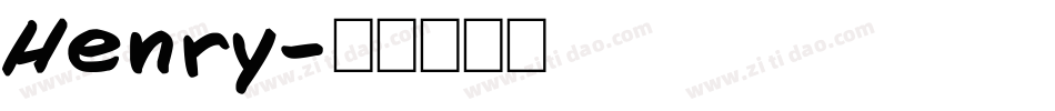Henry字体转换