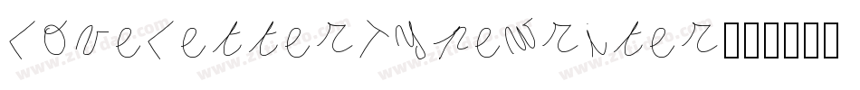 LoveLetterTypewriter字体转换