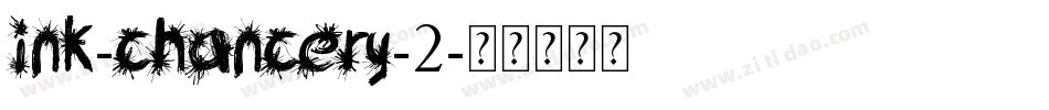 Ink-Chancery-2字体转换
