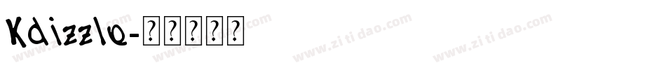 Kdizzle字体转换