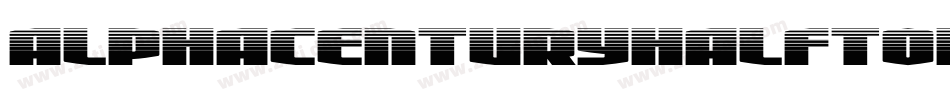 AlphaCenturyHalftone-6Yn46字体转换