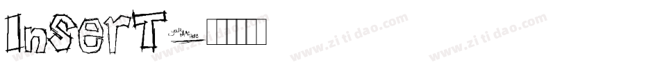 Insert字体转换