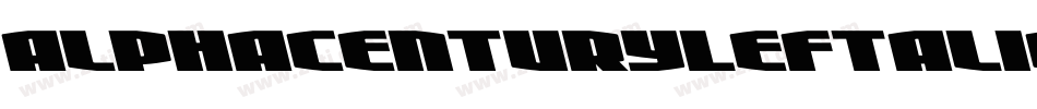 AlphaCenturyLeftalic-rg8yO字体转换