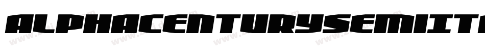 AlphaCenturySemiItalic-2O4j8字体转换