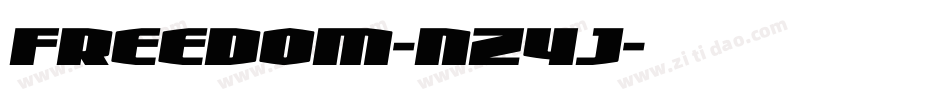 Freedom-nZ4J字体转换