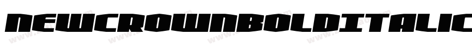 NewCrownBoldItalicDemo-rg4J8字体转换