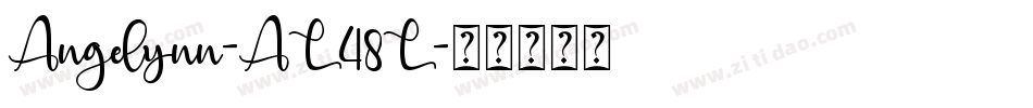 Angelynn-AL48L字体转换