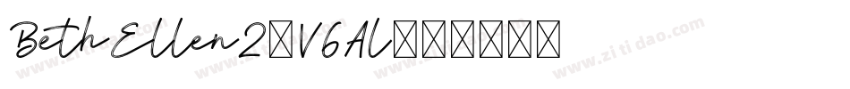 BethEllen2-V6Al字体转换