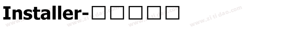 Installer字体转换