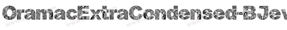 OramacExtraCondensed-BJew字体转换