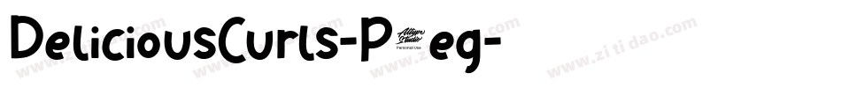 DeliciousCurls-P9eg字体转换