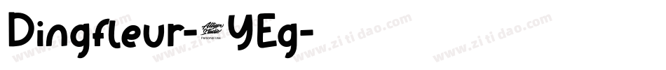 Dingfleur-8YEg字体转换