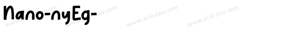 Nano-nyEg字体转换
