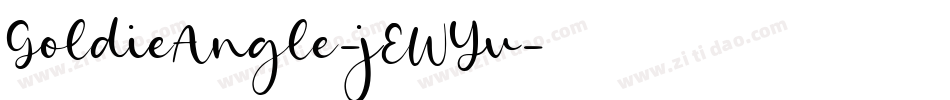 GoldieAngle-jEWYv字体转换