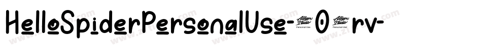 HelloSpiderPersonalUse-2O4rv字体转换