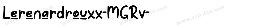 Lerenardrouxx-MGRv字体转换