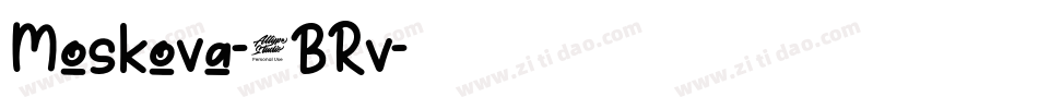 Moskova-1BRv字体转换