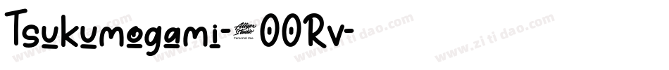 Tsukumogami-2OORv字体转换