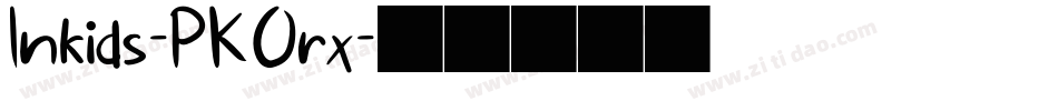 Inkids-PKOrx字体转换