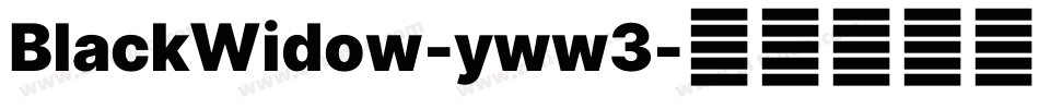 BlackWidow-yww3字体转换
