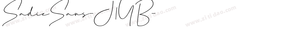SadieSans-J1YB字体转换