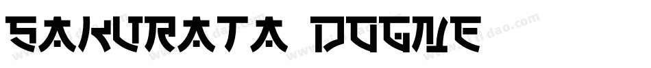 Sakurata-DOGnE字体转换