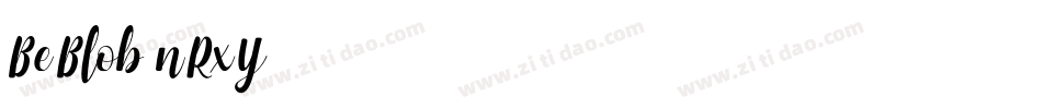 BeBlob-nRxY字体转换