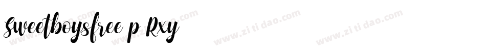 Sweetboysfree-p7Rxy字体转换