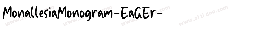 MonallesiaMonogram-EaGEr字体转换