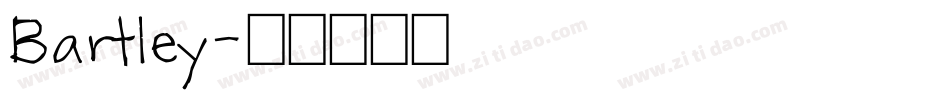 Bartley字体转换