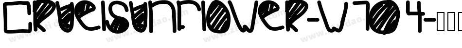 CruelSunflower-W7O4字体转换