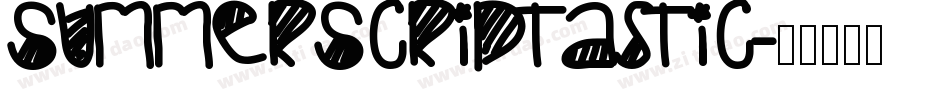 SummerScriptastic字体转换