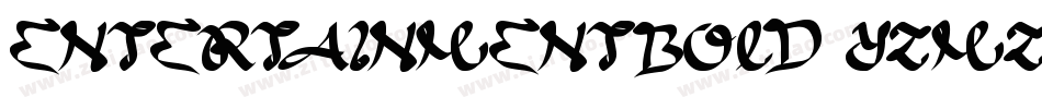 EntertainmentBold-YzMzo字体转换