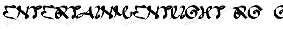 EntertainmentLight-rg4g7字体转换